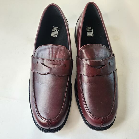 Drew Essex Penny‎ Loafers Men\'s 9 WIDE Brown Leather Orthopedic Slip-on Shoes main image 5